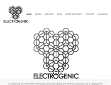 Tablet Screenshot of electrogenic.com